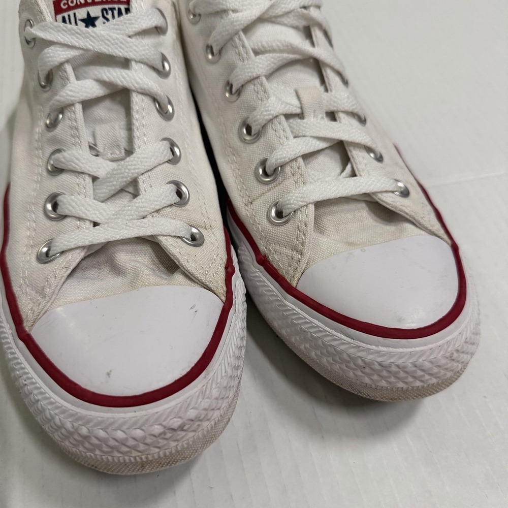 Converse Chuck Taylor All Star Shoes Mens 7 Womens 9 White Canvas Sneakers M7652 - Picture 7 of 8